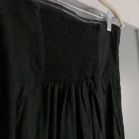 Old Navy Black Strapless Linen Dress - Picture 5 of 7